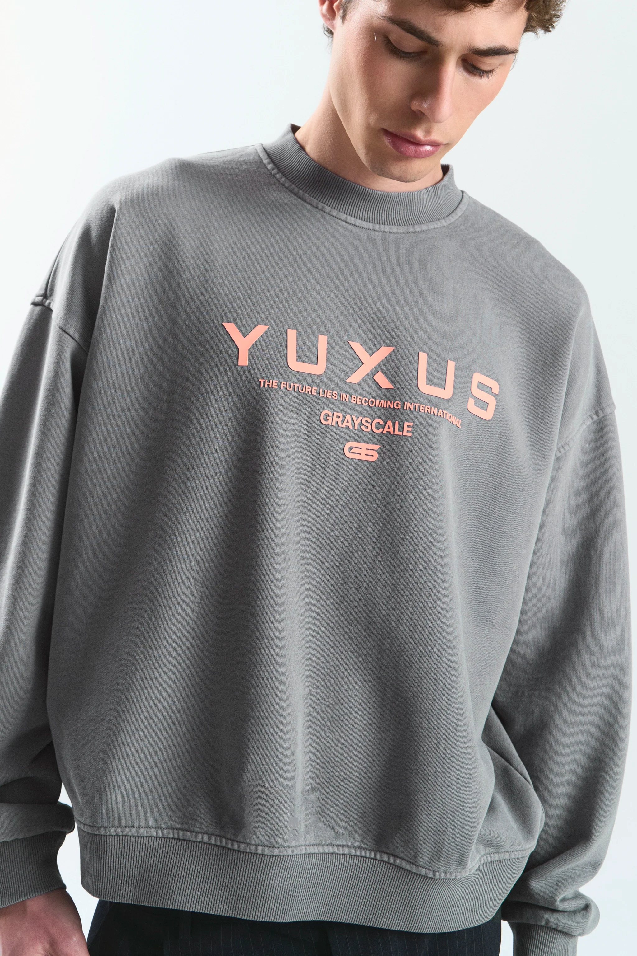 DIM "GRAYSCALE" CREWNECK