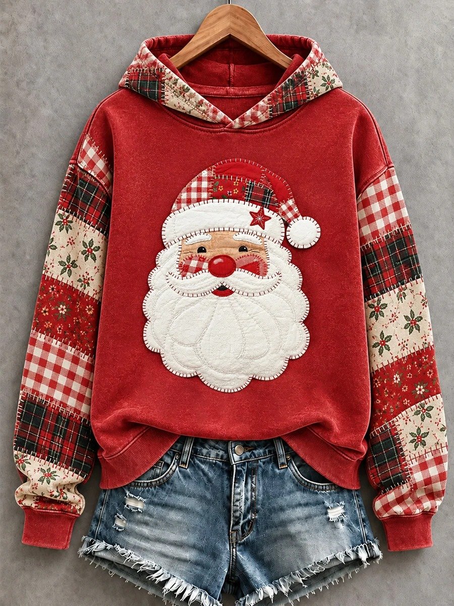 Women's Christmas Print Casual Hoodie