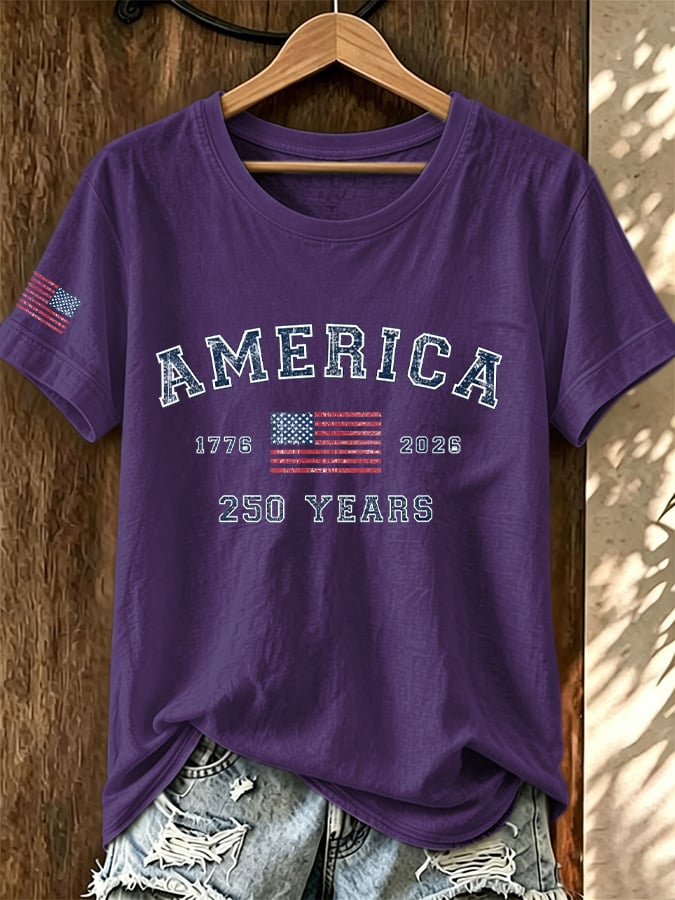 Women's Casual Print Short-Sleeve T-Shirt