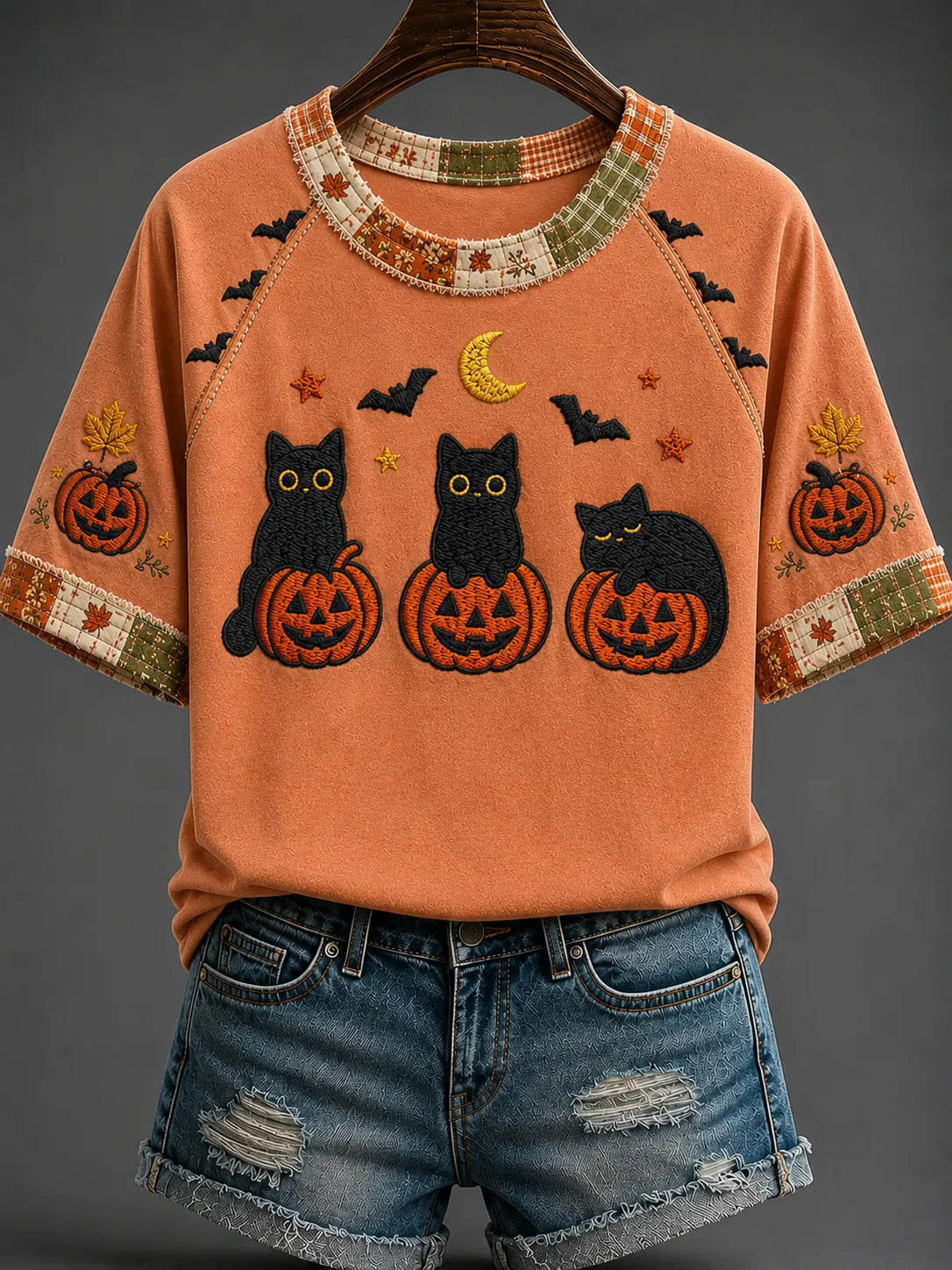 Women's Autumn Round Neck Short Sleeve T-shirt