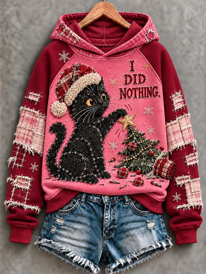 Women's Casual Print Long-Sleeved Sweatshirt