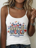 Women's casual retro American 250th Camisole