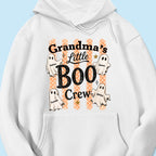 Grandma's Boo Crew Polka Dot Stripes - Personalized Shirt - Perfect Halloween Costume for Grandma