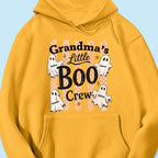 Grandma's Boo Crew Polka Dot Stripes - Personalized Shirt - Perfect Halloween Costume for Grandma