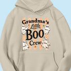 Grandma's Boo Crew Polka Dot Stripes - Personalized Shirt - Perfect Halloween Costume for Grandma