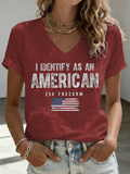 Women'S 250Th Anniversary Print Short-Sleeved T-Shirt