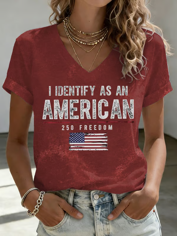 Women'S 250Th Anniversary Print Short-Sleeved T-Shirt