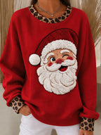 Damen-Freizeit-Sweatshirt mit Print