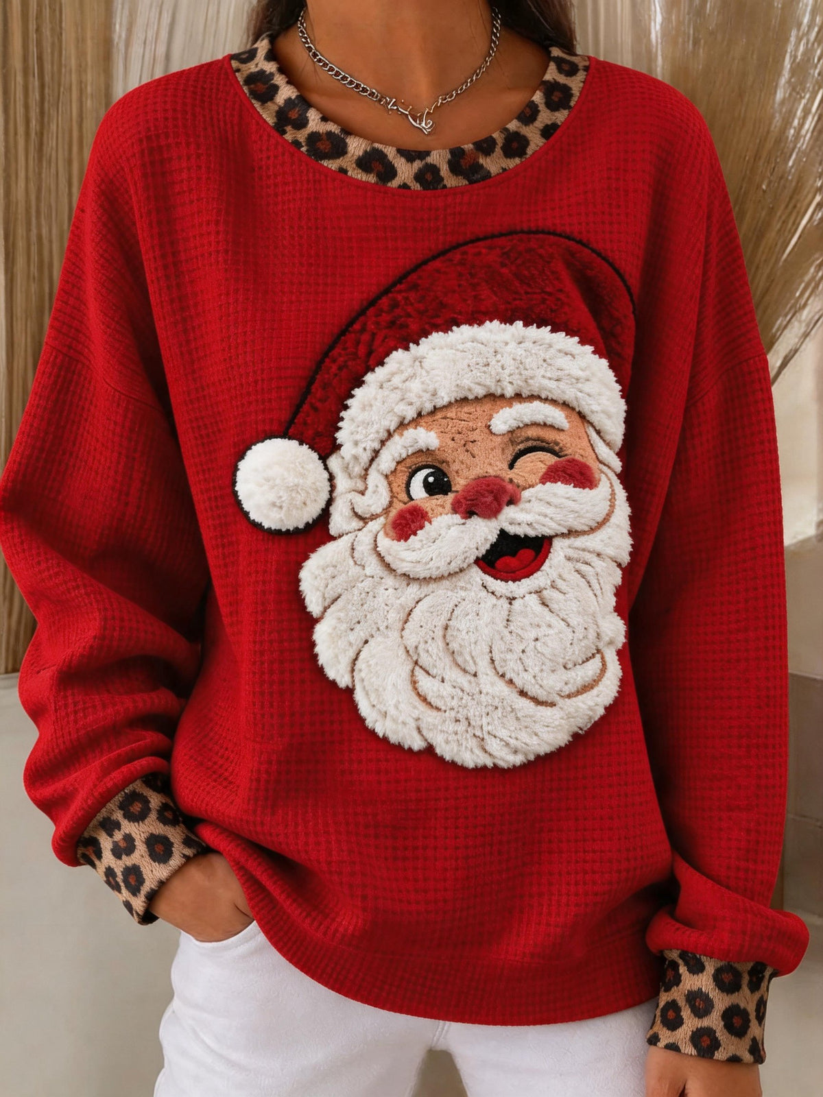 Damen-Freizeit-Sweatshirt mit Print