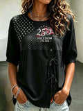 Women'S Casual Independence Day Print Shirt