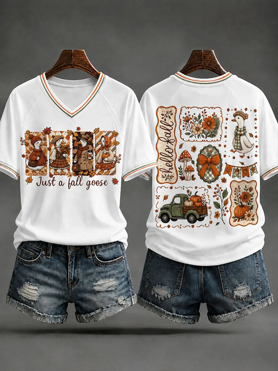 Women's Autumn Animal Series Casual T-shirt