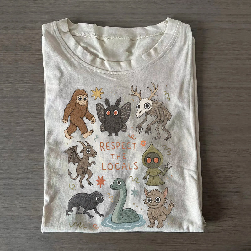 Respect The Locals Cryptid T-shirt