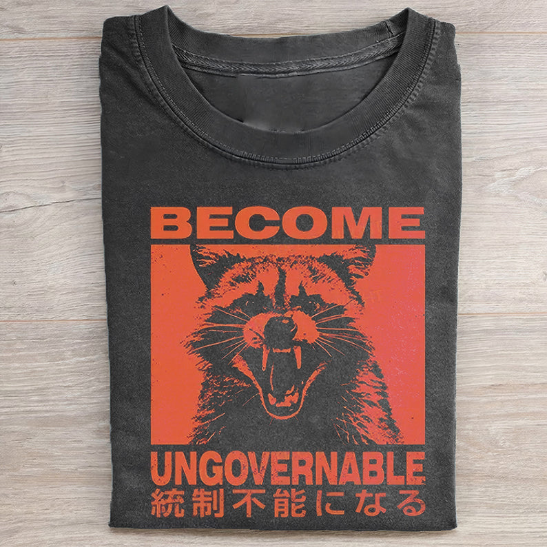 Ungovernable Raccoon T-shirt