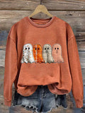 🔥HOT SALE🔥Women's Halloween Print Casual Sweatshirt