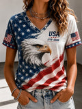 Women's Casual Print Short-Sleeve T-Shirt