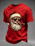 Men's Christmas Printed Casual T-Shirt