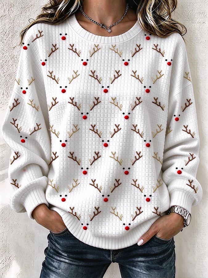 Women's Casual Printed Sweatshirt