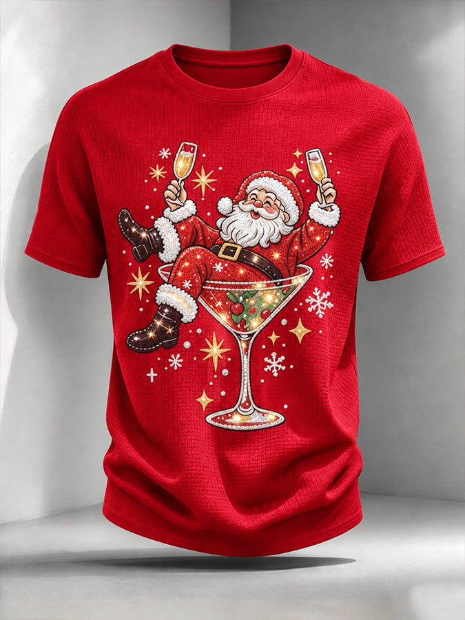 Herren-Freizeitoberteil mit Weihnachtsmotiv