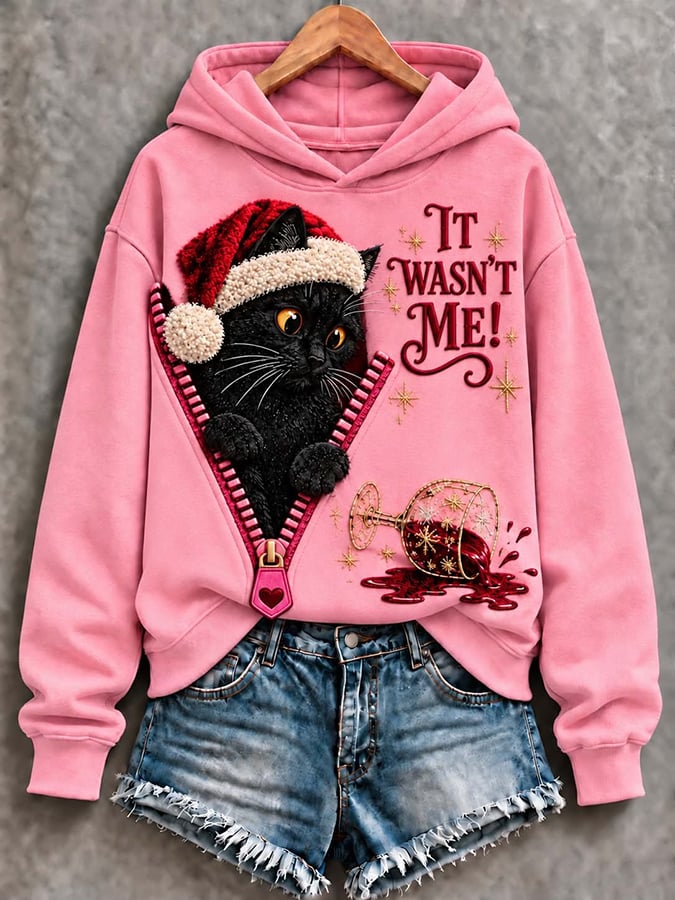 Women's Casual Print Long-Sleeved Sweatshirt