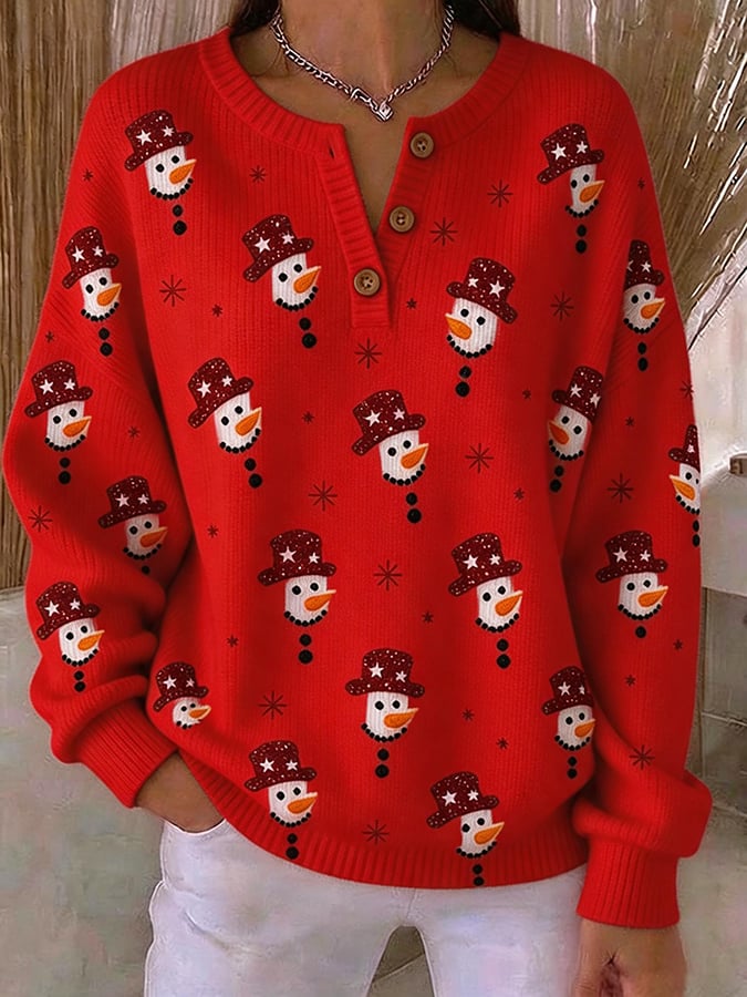 Women'S Casual Printed Sweatshirt