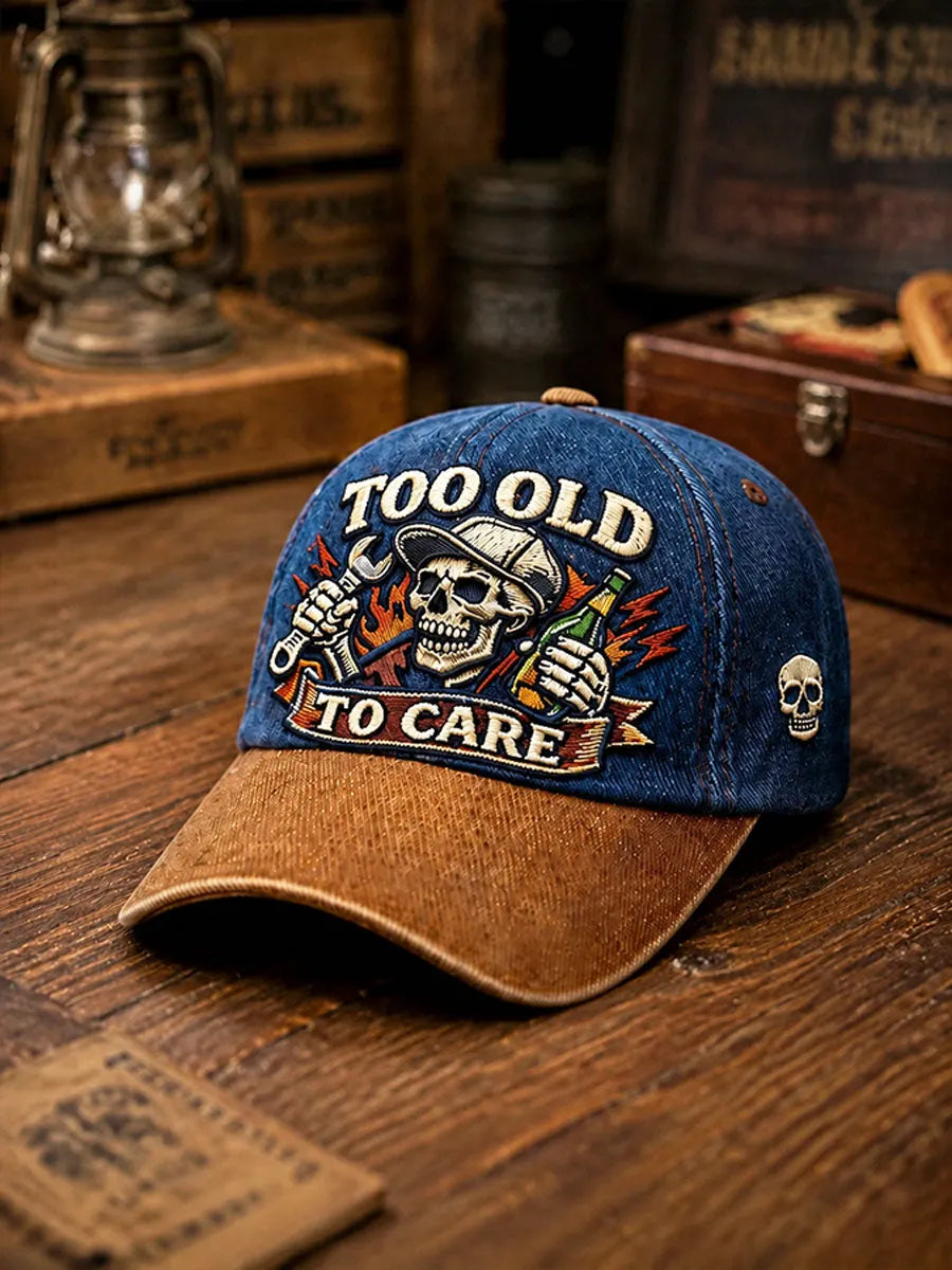 'Too Old,To Care' Casual Unisex  Hat