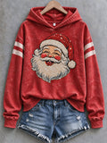 Lässiges Damen-Top mit Weihnachtsmuster