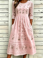 Women's floral printed casual dress