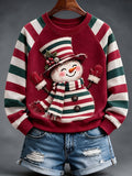 Women's Christmas Print Casual Sweatshirt