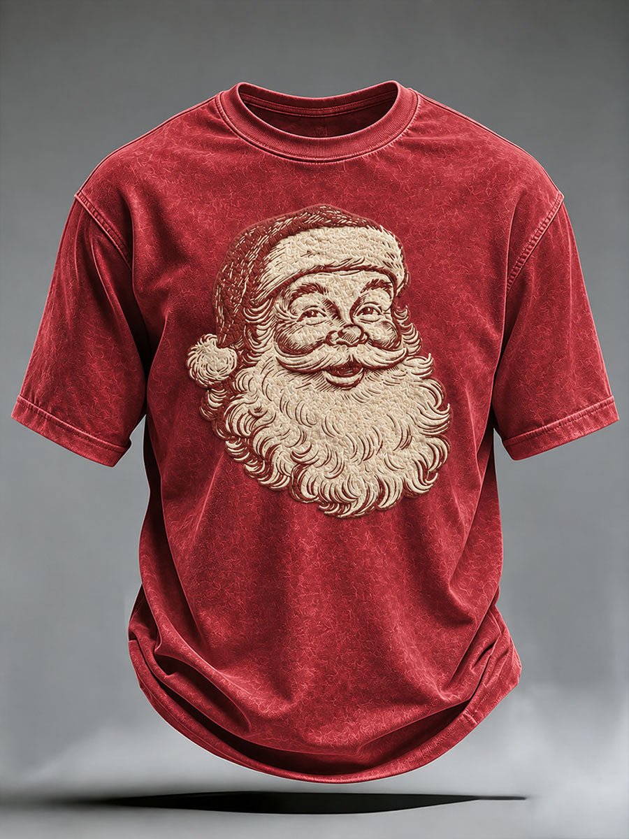 Herren-Freizeit-T-Shirt mit Weihnachtsaufdruck