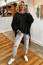 Womens Oversized Crewneck Sweatshirts Casual Long Sleeve Shirts Loose Fit Hoodies