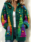 Women'S Christmas Colorful Christmas Tree Top
