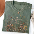 Skeleton Dancing Arabesque Wildflower  T-shirt
