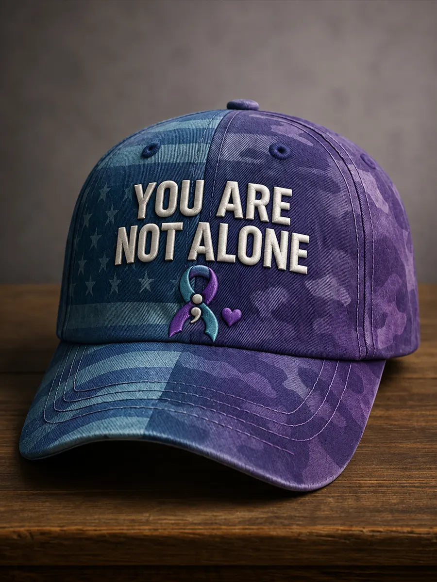 Suicide Prevention Awareness Art Print Baseball Cap