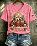 Women's Christmas Faith Graphic Print T‑Shirt