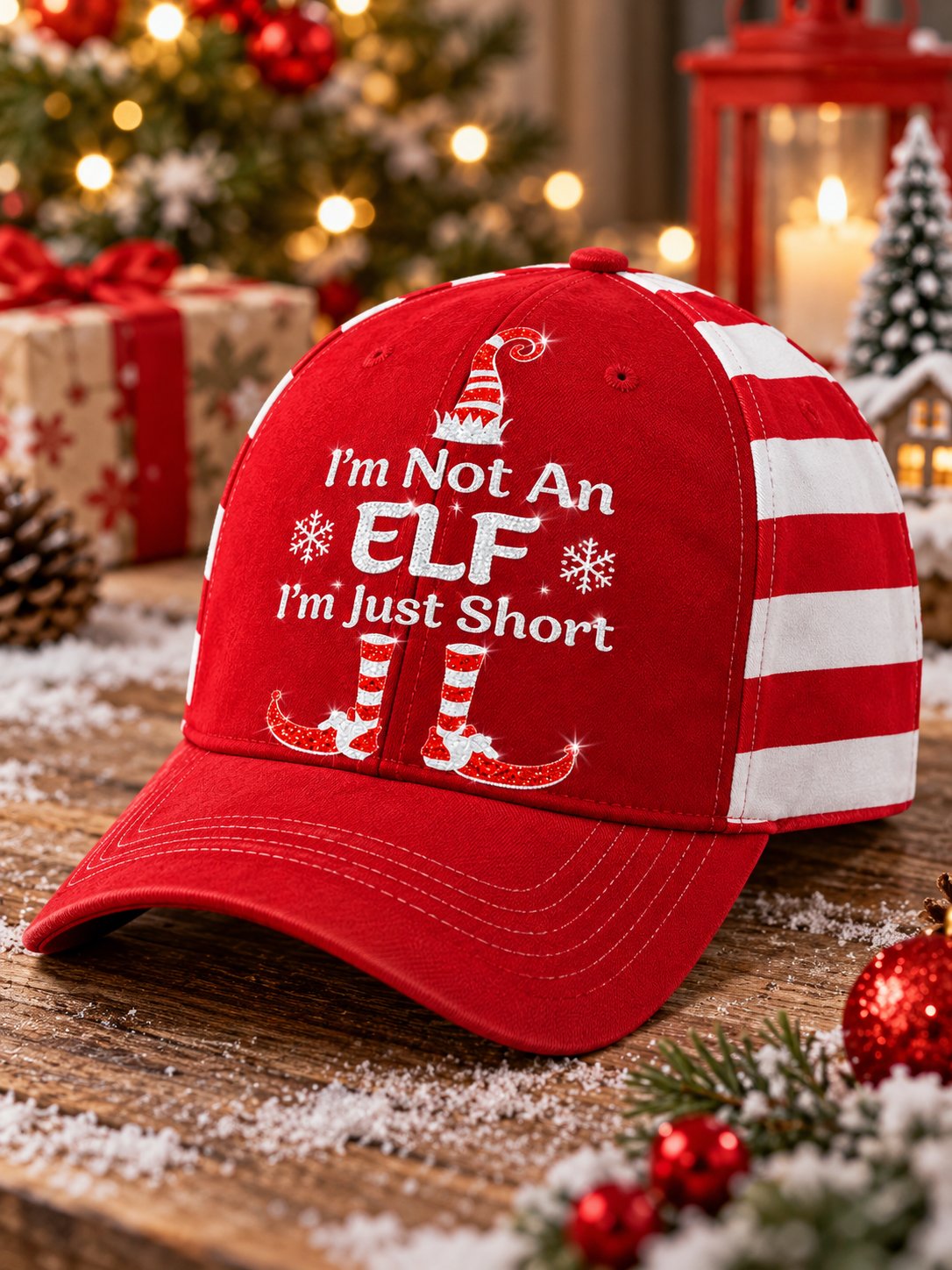 Christmas-Style Printed Hat (Unisex)