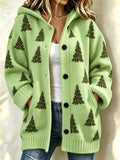 Women'S Christmas Print Casual Cardigan