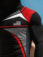 Men's Outdoor Sun Protection Breathable Cool Hooded Sun Protection Long-Sleeved Top