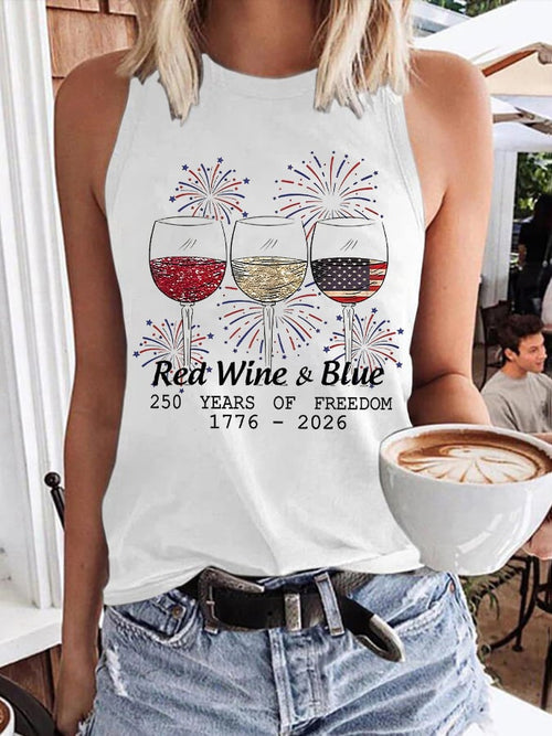 250 Years Freedom  Print Tank Top
