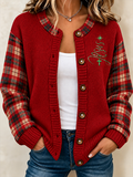 Women'S Casual Christmas Knitted Cardigan Top