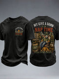 Men's My Give A Damn Is On Nap Time T-shirt