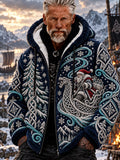 Men's Nordic Viking Christmas Flannel Jacket