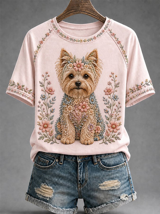 Women's Art Dog Tee