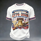 USA 250th Anniversary 1776-2026 Patriotic Eagle T-Shirt