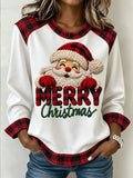 Women's Casual Printed Pullover Sweatshirt