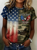 Women's  American 250th Anniversary Print T-Shirt