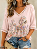 Women's Art Dog Tee