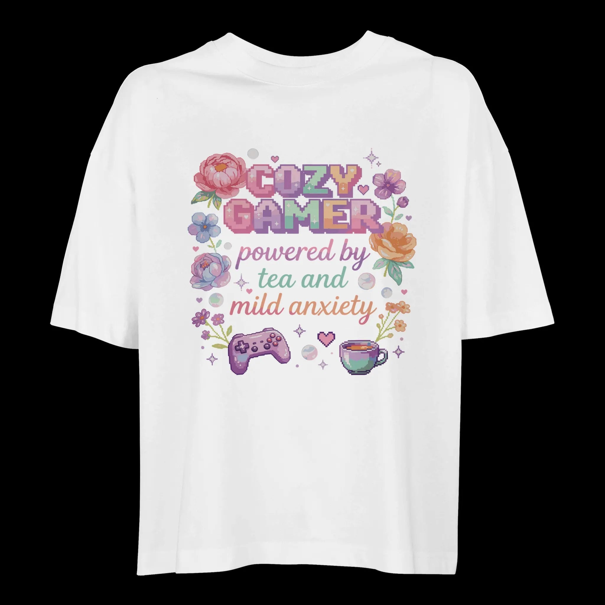 Cozy Gamer Box Fit Cotton T-Shirt