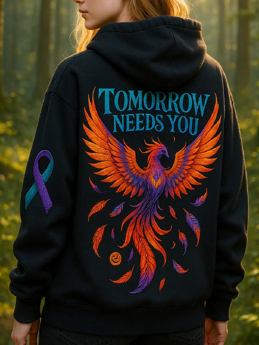 Mental Health Suicide Prevention Art Print Hoodie