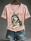 Women's Art Dog Tee