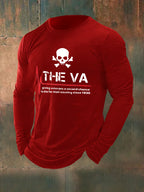 Men's The Va Veterans Day  Long Sleeve 100% Cotton T-Shirt